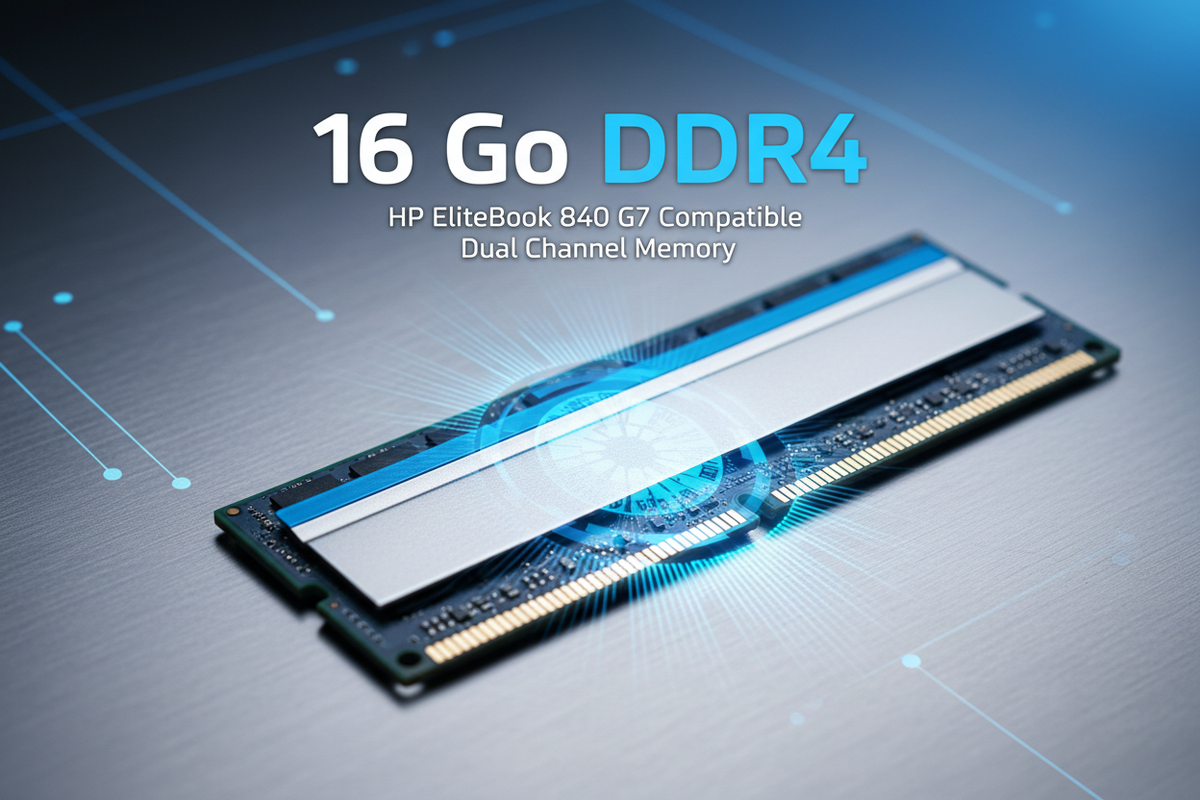 Mémoire
16 Go DDR4 Ordinateur portable HP ELITEBOOK 840 G7